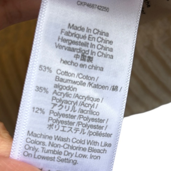 Madewell Women’s XXS Capri Cable Knit Cream Turtleneck Sweater, Madewell Sweater - Picture 8 of 11